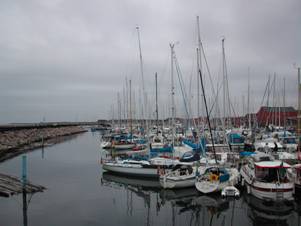Havnen i Østerby på Læsø